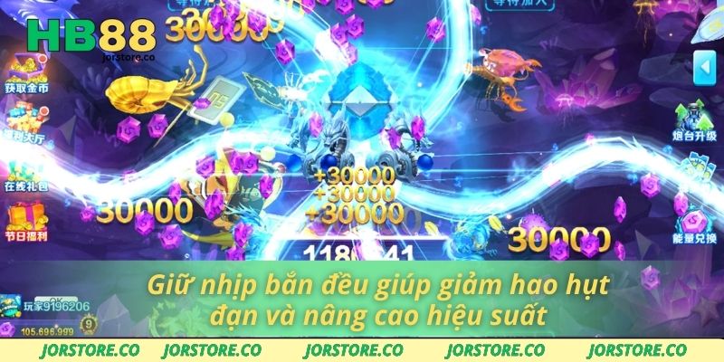 Giữ nhịp bắn đều giúp giảm hao hụt đạn và nâng cao hiệu suất