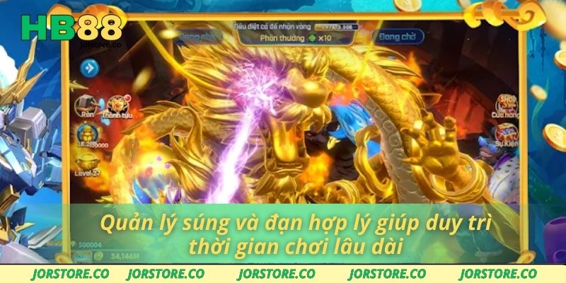 Quản lý súng và đạn hợp lý giúp duy trì thời gian chơi lâu dài